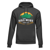 Outdoorzees Unisex 'Hike More Worry Less' Fleece Hoodie