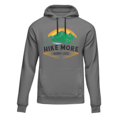 Outdoorzees Unisex 'Hike More Worry Less' Fleece Hoodie