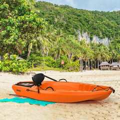 6 Foot Kids Kayak with Bonus Paddle and Folding Backrest for Kid Over 5