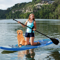 10-11 Foot Inflatable Stand Up Paddle Board with Premium SUP Accessories