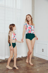 Girl's Two-Piece Tankini Swimsuit - Peony