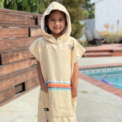 Kid's Small Retro Sand Changing Towel Poncho