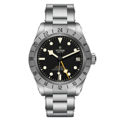 Tudor Men's Black Bay - Black Dial, Silver Bracelet/Bezel - 200m