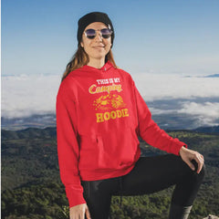 Outdoorzees Women's 'This Is My Camping Hoodie' Fleece Hoodie
