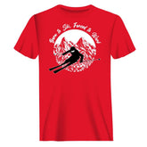 Men's 'Born To Ski Forced To Work' T-Shirt
