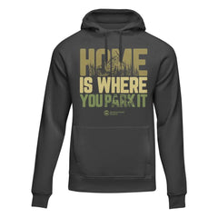 Outdoorzees Unisex 'Home Is Where You Park' Fleece Hoodie