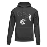 Outdoorzees Unisex Fishing Lines Fleece Hoodie