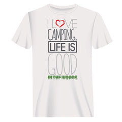 Outdoorzees Unisex 'I Love Camping In The Woods' T-Shirt