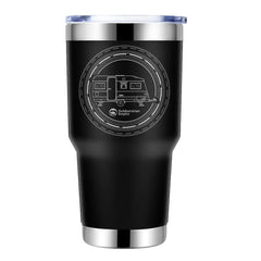 Outdoorzees Camping Kaleidoscope 30oz Insulated Vacuum Sealed Tumbler