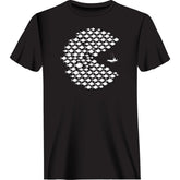 Outdoorzees Unisex Fishing Pacman Style T-Shirt