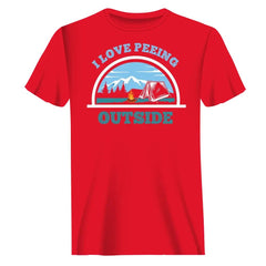 Outdoorzees Unisex 'I Love Peeing Outside' T-Shirt