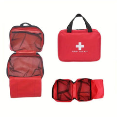 Outdoorzees 173pcs Large First Aid Kit: Portable For Outdoor Hunting, Hiking, Camping, And More - Including Emergency Supplies!