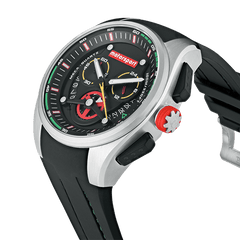 Motorsport Men's Burnout - Black Dial, Black/Green Strap 100m