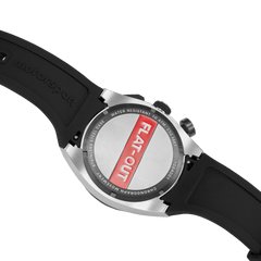 Motorsport Men's Rally - Black Dial, Black/Red/Yellow Strap - 100m