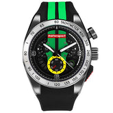 Motorsport Men's Rally - Black/Green Dial/Strap - 100m