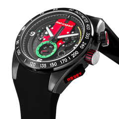 Motorsport Men's Rally - Black/Red Dial/Strap - 100m