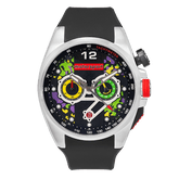 Motorsport Men's Rebel - Black Dial/Strap - 100m