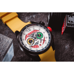 Motorsport Men's Rebel - White Dial - 100m