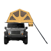 Naturnest Andromeda Khaki Soft-Shell Rooftop Tent with Large Panoramic Skylight & YKK Doors