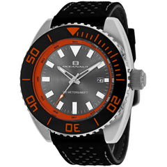 Oceanaut Men's Submersion - Grey Dial, Red/Black Bezel - 200m
