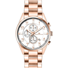 Oceanaut Men's Escapade - Silver Dial, Rose Gold Bracelet - 100m