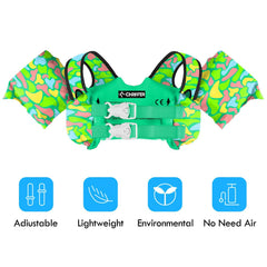 Chriffer Kids Swim Vest 30-55 lbs Toddler Life Jacket Floaties Arm Wings