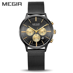 Women's Stainless Steel Chronograph Watch - 30m