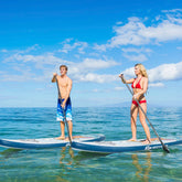 10.5-11 Foot Inflatable Stand Up Paddle Board with Aluminum Paddle, Pump