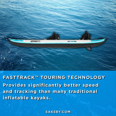12 Foot Sea Eagle Boats | 385FT FastTrack 2-Person V-Bottom Inflatable Kayak