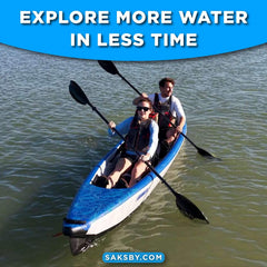 15 Foot Sea Eagle Boats | 473RL RazorLite 2-Person Inflatable Kayak with Adjustable Footrests