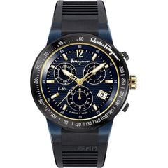 Salvatore Ferragamo Men's F-80 - Blue Dial - 100m