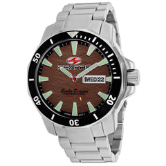 Seapro Men's Scuba Dragon Diver Limited Edition - Brown Dial, Silver Bracelet - 1000m