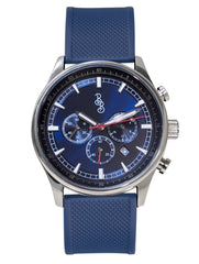 Beyond Boring Watch Company Men's Sport Chronograph - Blue Dial - 100m