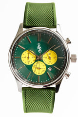 Beyond Boring Watch Company Men's Chronograph - Green Dial - 100m