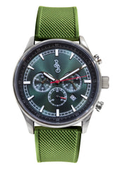 Beyond Boring Watch Company Men's Sport Chronograph - Green Dial - 100m