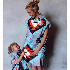 Unisex Medium Changing Poncho - Tribal-Tech
