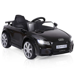 12V Kids Electric Ride on Car with Remote Control and Music Function - Black