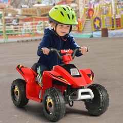GBruno Store 6V Kids Electric ATV 4 Wheels Ride-On Toy - Red