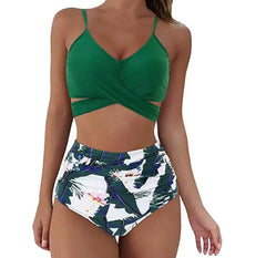 Women's 'Christina' High Waist Two-Piece Bikini Swimsuit
