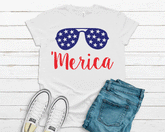 All Ages 'Merica Sunglasses Tee