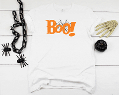 HALLOWEEN Unisex Kid's/Adult's 'Boo' Web Tee