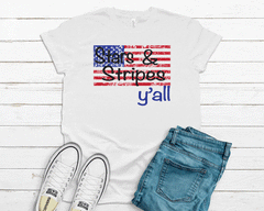 Women's 'Stars and Stripes Y'all' Tee