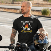Outdoorzees Unisex 'Will Camp For Smores' T-Shirt