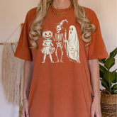 HALLOWEEN Unisex Kid's/Adult's Vintage Halloween Trio T-Shirt
