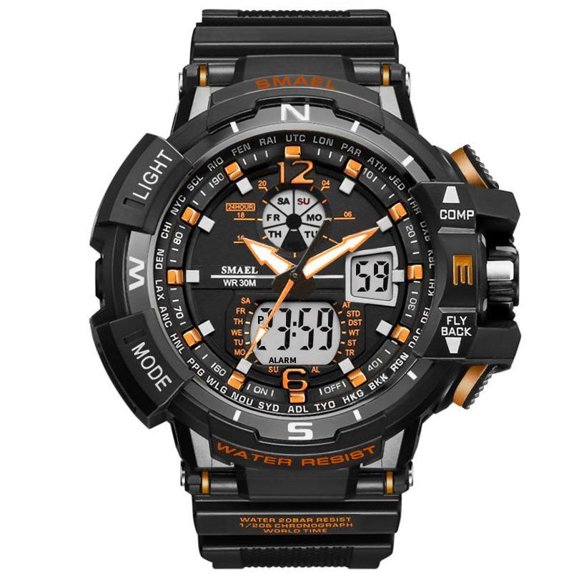Men's LED Digital Chronograph Watch - 50m