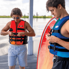 WOW Watersports Vis-Wave Kid's Life Vest - Blue