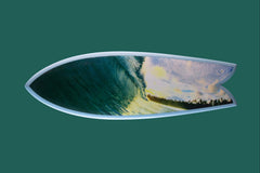 Sunny Barrel by Ben Hicks – Limited Edition Surfboard Art