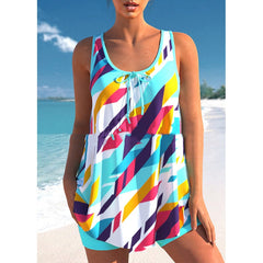 Women's Plus Size Tankini with Shorts