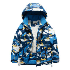 Children's Outdoor Ski Jacket - Thickened, Waterproof, and Windproof