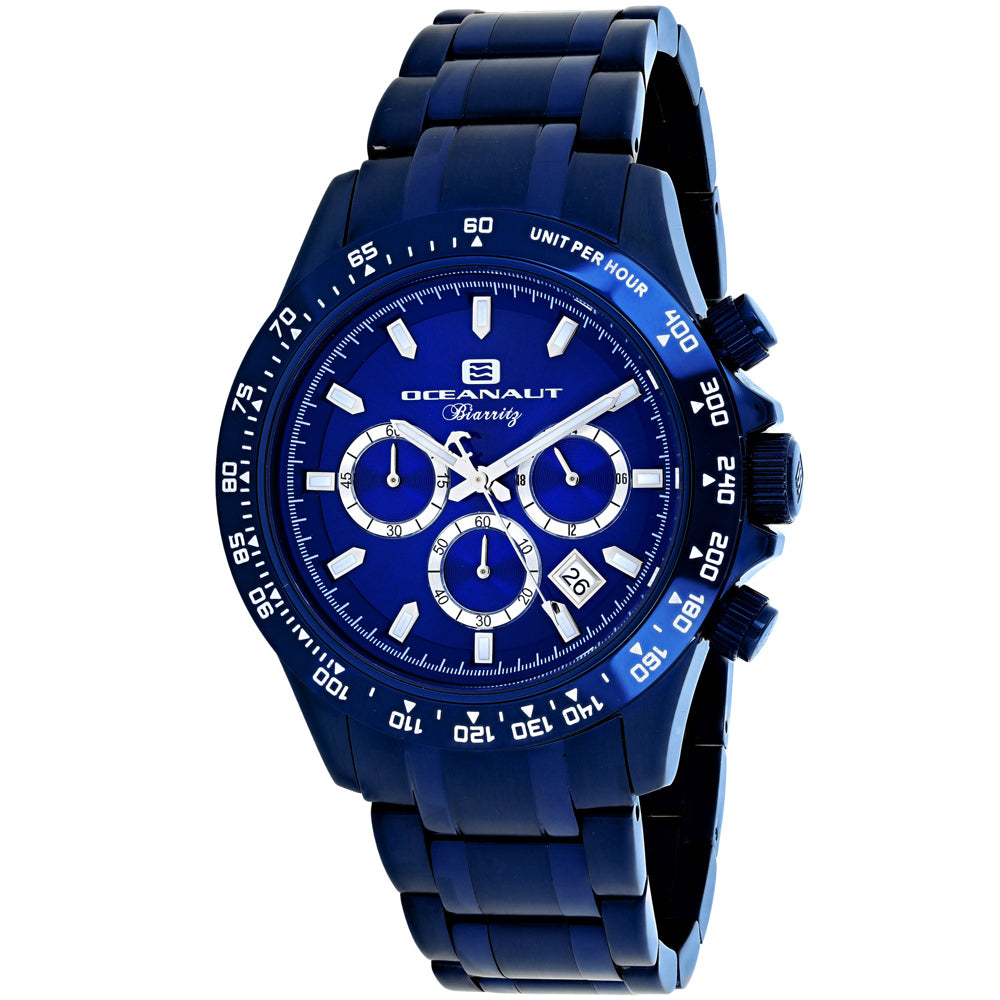 Oceanaut Men's Biarritz - Blue Dial/Bracelet - 100m